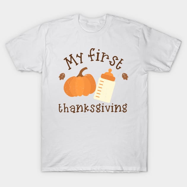 Thanksgiving Turkey,Funny Men Women Thanksgiving,Dabbing Turkey,My First Thanksgiving T-Shirt by KRMOSH